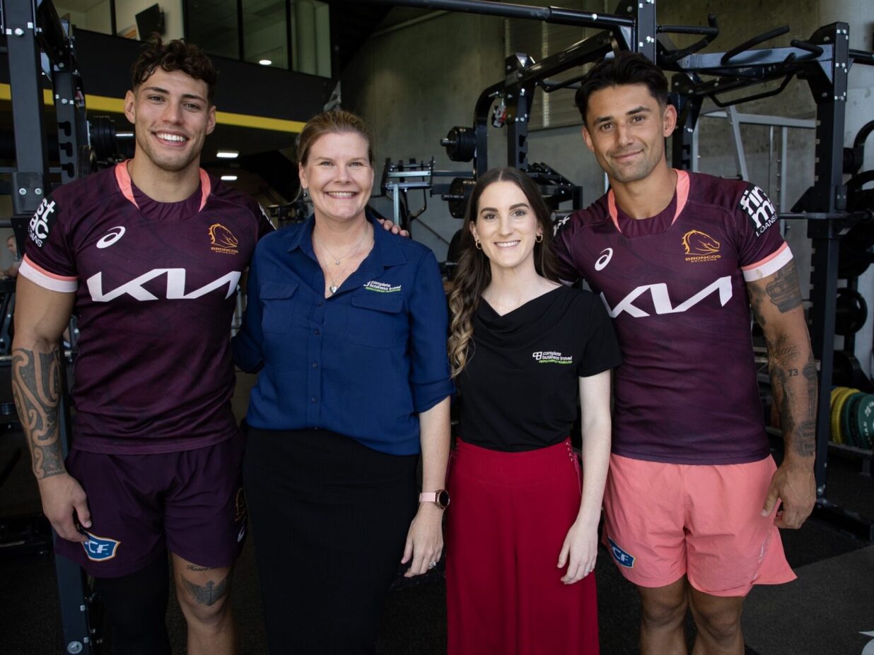 Kicking off a partnership with the Brisbane Broncos as official corporate travel partner
