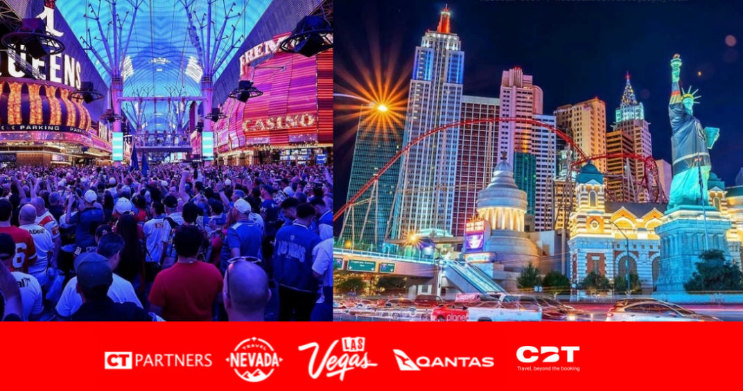 Las Vegas and Rugby League with Qantas, Travel Nevada, Las Vegas and CBT
